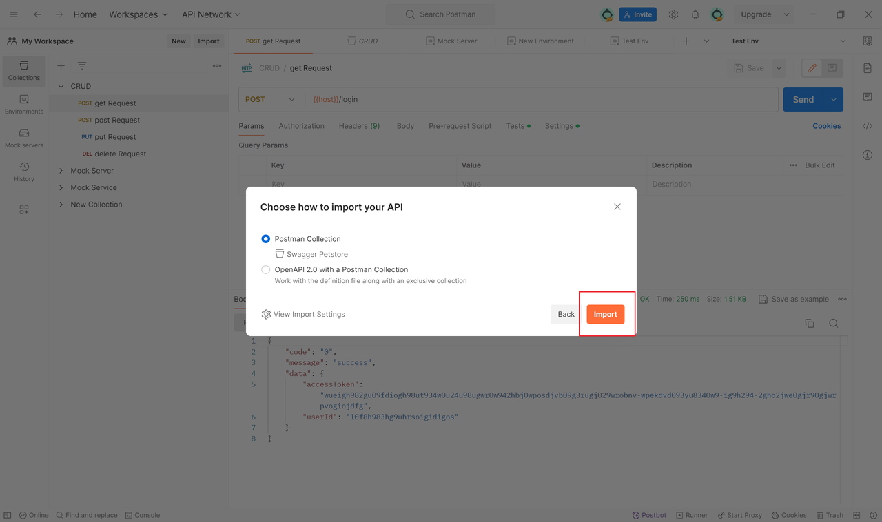 Verify the Imported Collection in Postman