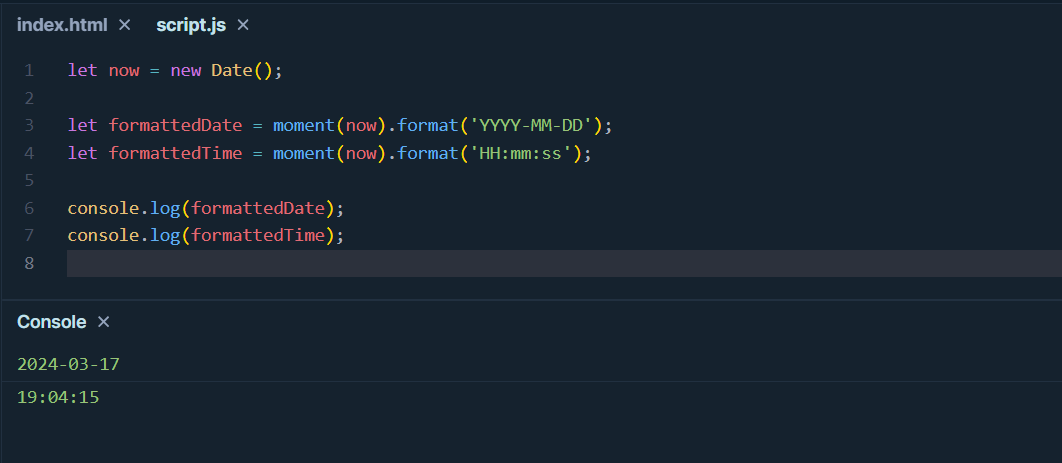 format dates in JavaScript