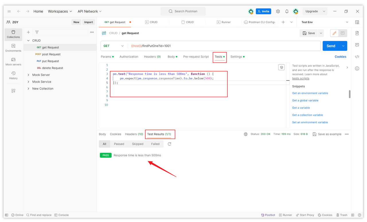 How to perform assertion testing in Postman