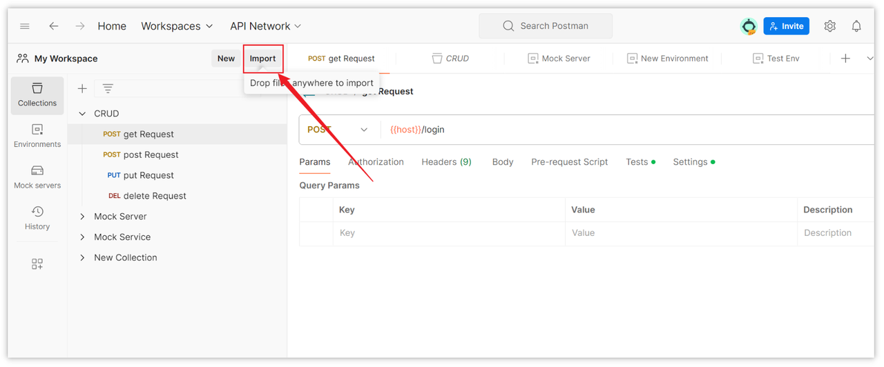 Import Collections in Postman