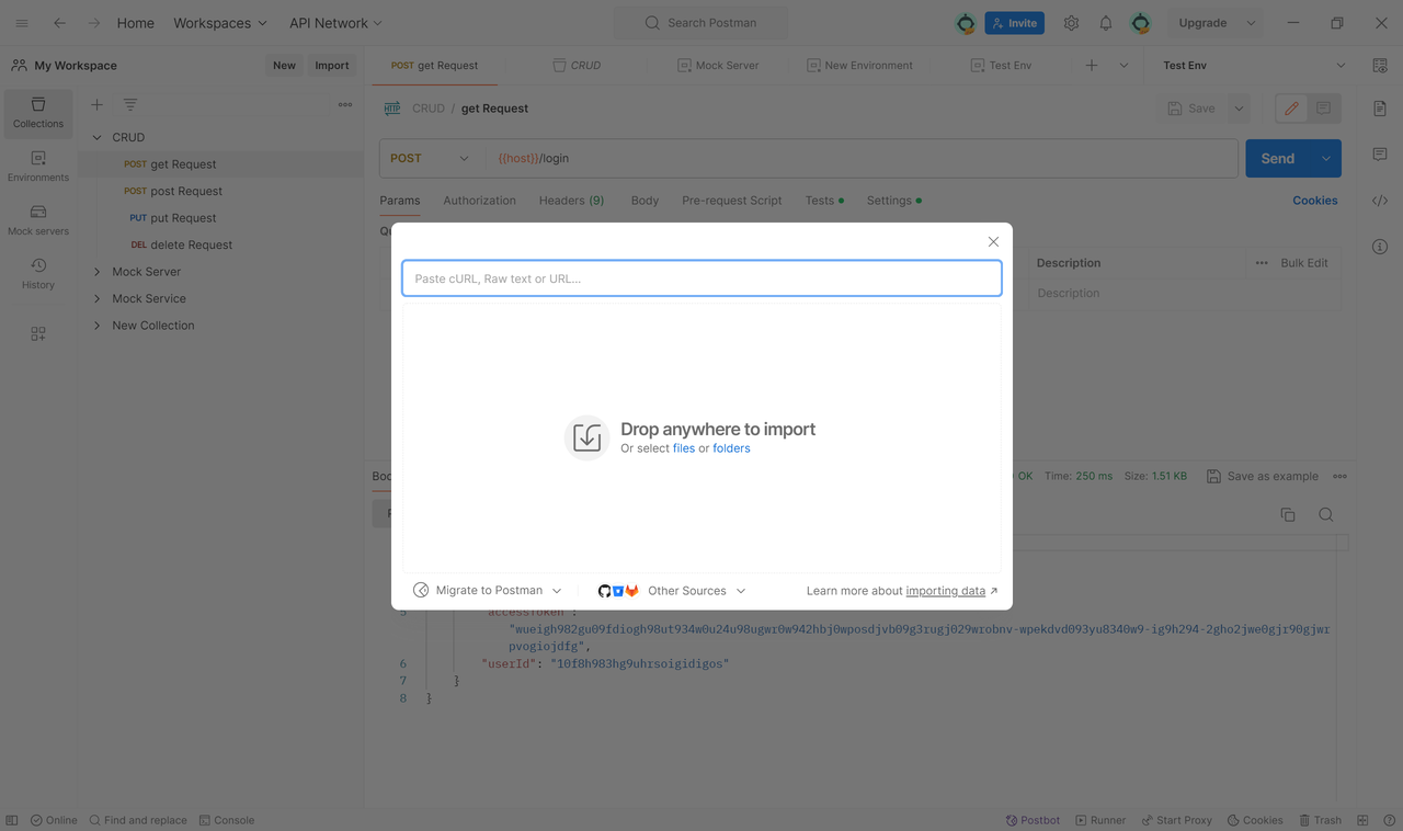 Import Collections in Postman